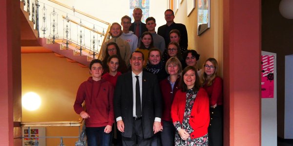 Besuch des französischen Generalkonsuls Monsieur le consul général Gaël de Maisonneuve