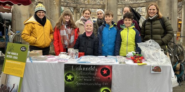 Verkauf von Weihnachtskarten aus Burundi