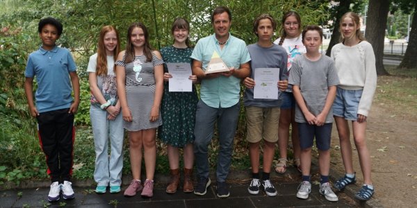 Umwelt-AG gewinnt die &quot;Grüne Pyramide&quot; im Bereich Klimaschutz