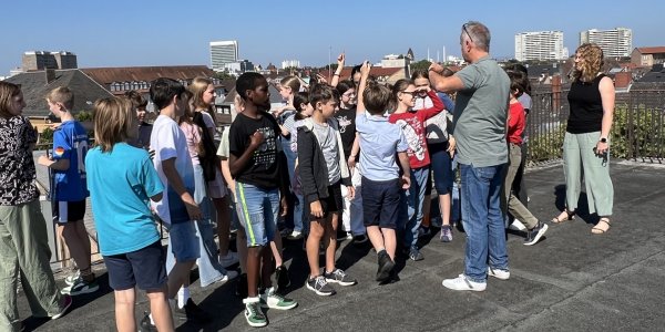 Besuch der Dachterrasse des Fichte