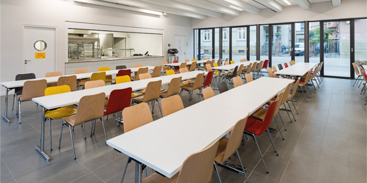 Mittagessen in der Mensa