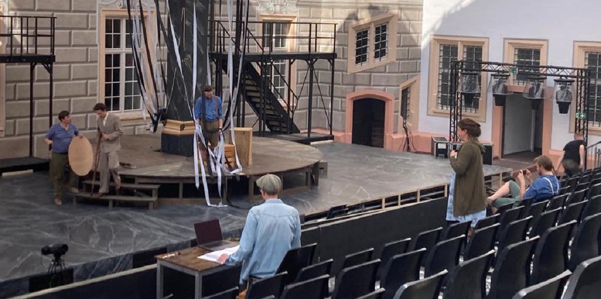 Besuch einer Probe zum "Freischütz" in Ettlingen