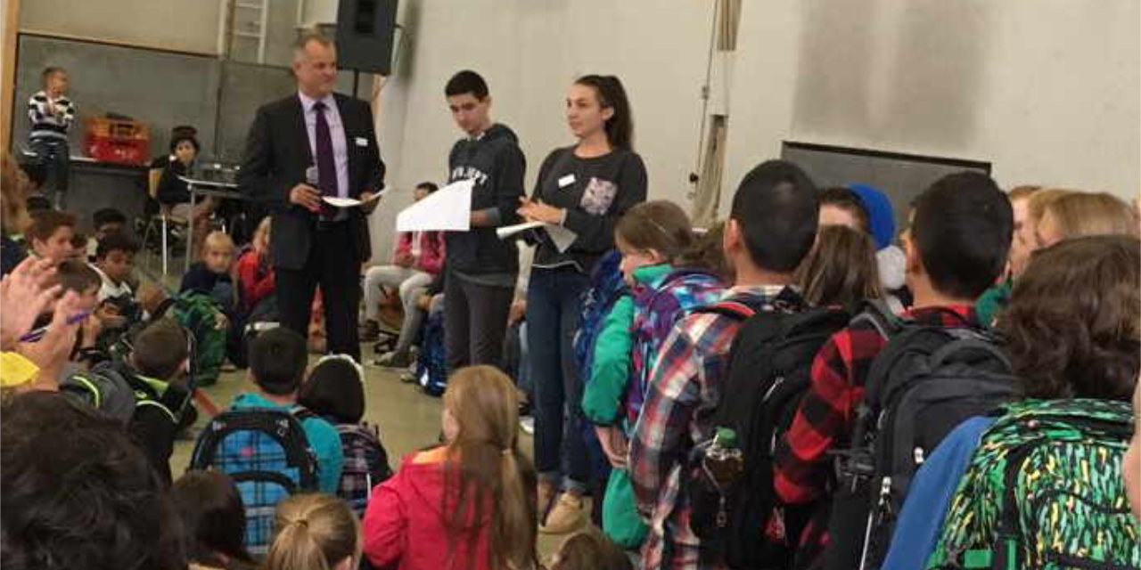 Begrüßung der Sextaner am Fichte-Gymnasium