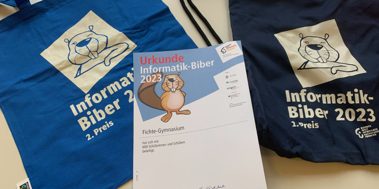Erfolgreiche Teilnahme am Informatik-Biber 2023