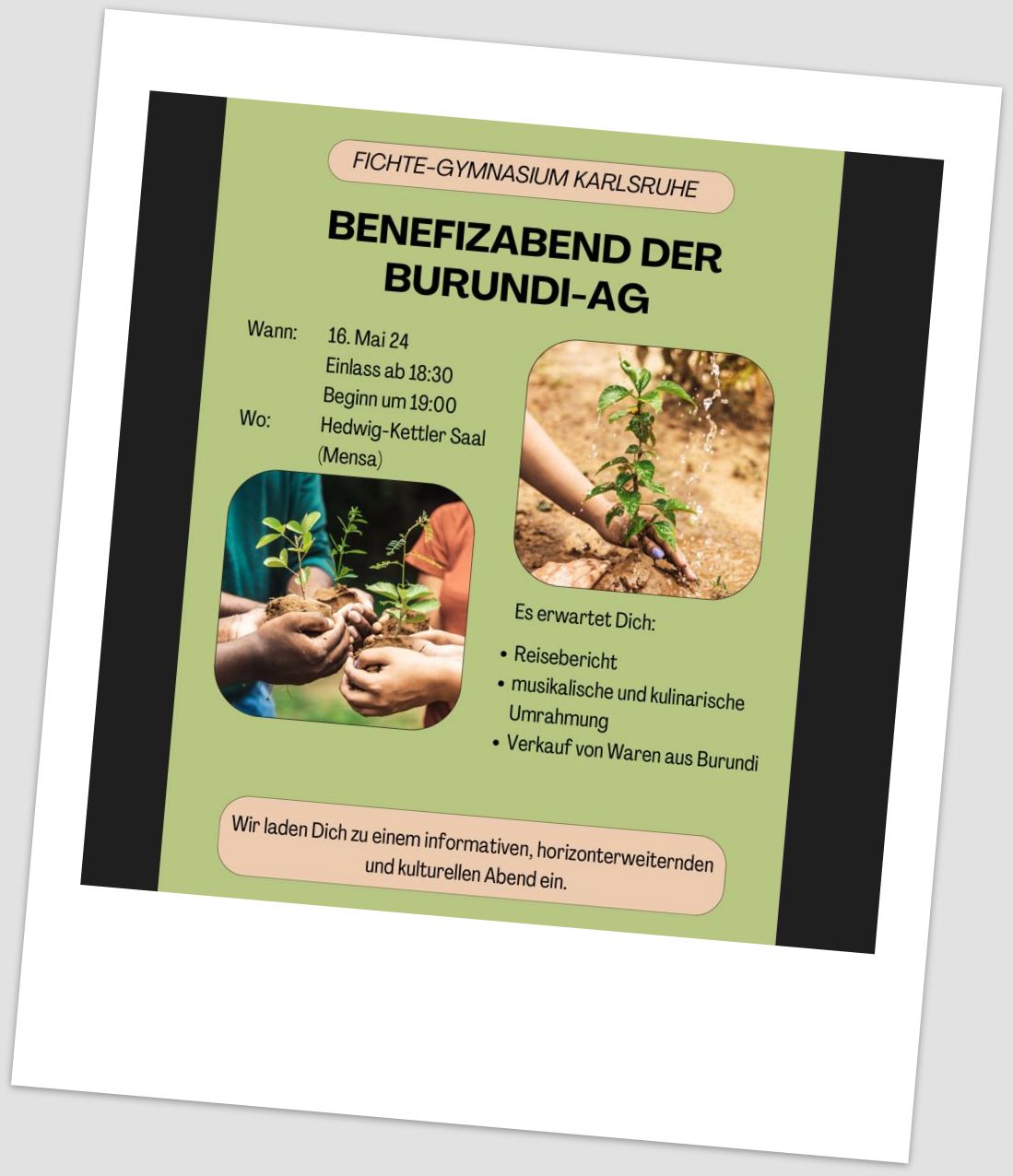 Benefizabend: 10 unvergessliche Tage in Burundi